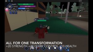 ALL FOR ONE SHOWCASE | HEROES ONLINE | ROBLOX