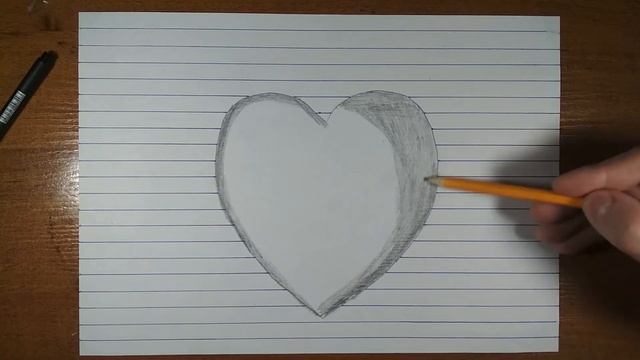 Рисовать 3д сердце легко смотреть онлайн