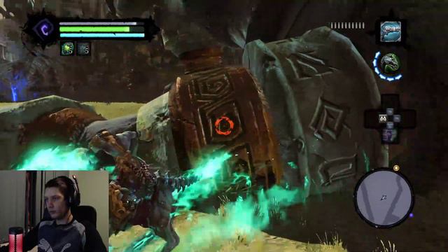 Darksiders 2 Прохождение Долина Отца Камней Босс Стража Часть 14 смотреть онлайн