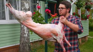 МЯСО БАРАНА С ОВОЩАМИ В ПИВЕ  ХАШЛАМА. ENG SUB.