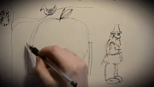 Ефим Васильевич Честняков "Чудесное яблоко"