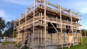 Дом из опилкобетона своими руками за 1 минуту 🏠