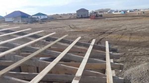 Обрешетка под профлист, односкатная крыша(Under lathing proflist, the lean-to roof)