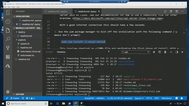 SQL Server on Linux