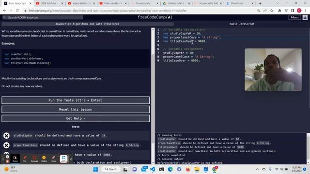 Understanding Case Sensitivity in Variables