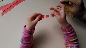 Обрывная аппликация "Яблоко"