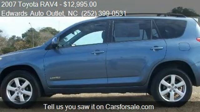 2007 Toyota RAV4 Limited I4 4WD for sale in Wilson, NC 27893 смотреть онлайн