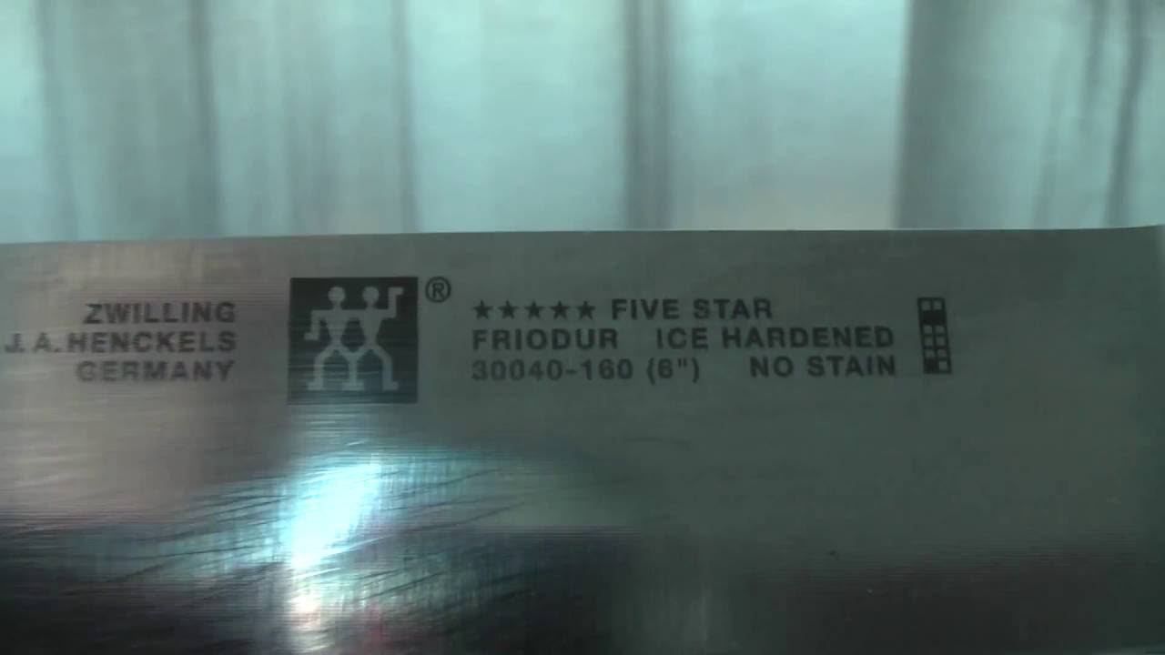 Результат заточки кухонника-универсала ZWILLING