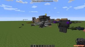 Minecraft mod Rview (Mc Helicopter,Flans)