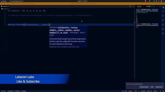 Array .ForEach  Method Explained || Javascript Tutorial