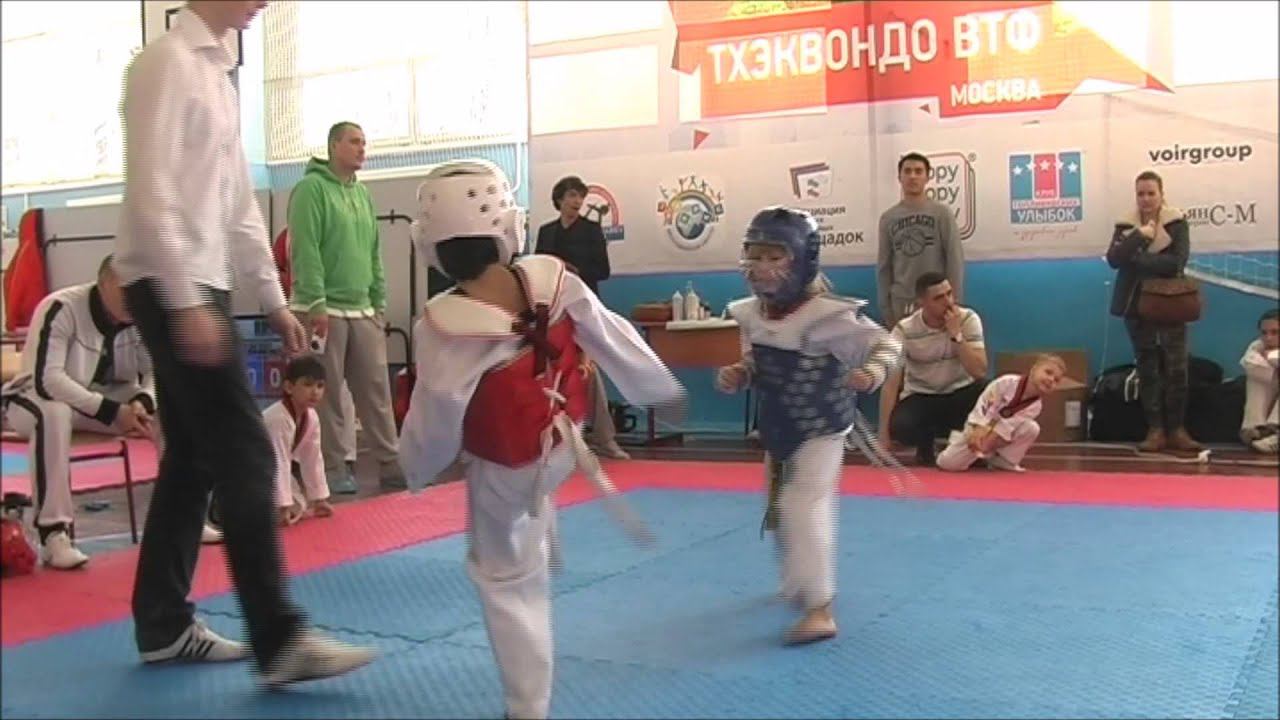 Taekwondo WTF. Первенство МЦ Галерис 26.01.2014 Рыбаков-Баротов