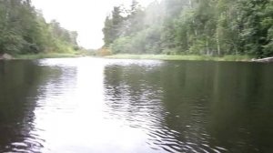 Водопадик и узкая протока .