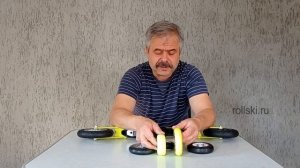 Зависимость сопротивления колес лыжероллеров от твердости шины