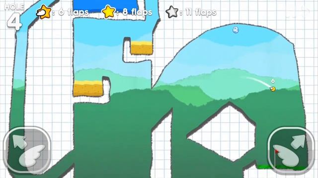 Flappy Golf 2 GRAPH LAND HOLE 1-9 Superstar Walkthrough смотреть онлайн