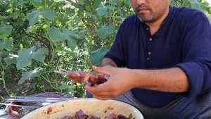 Шашлык из говяжьего сердца | Beef heart kebab