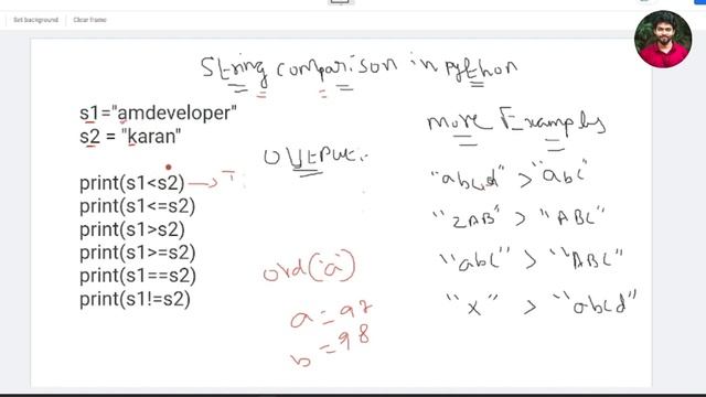 Mastering String Comparison in Python | A Comprehensive Guide #pythondsawithkaran