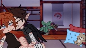 ⑅♡Перепили.⑅♡ ау — соукоку ёкаи (Осаму Дазай/Накахара Чуя) БСД, гача клуб.