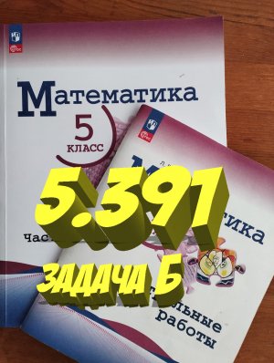 математика 5 класс номер 5.391 задача б