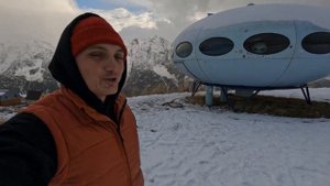 VLOG. На машине к летающей тарелке на Домбае