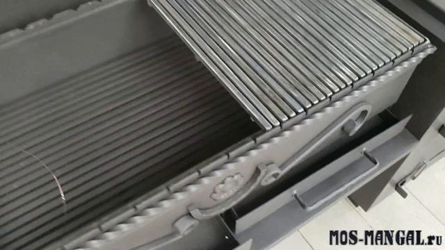 ? Мангал "Шеф-повар-15 Лоза" ?с вытяжкой ?и боковыми дровницами ? смотреть онлайн