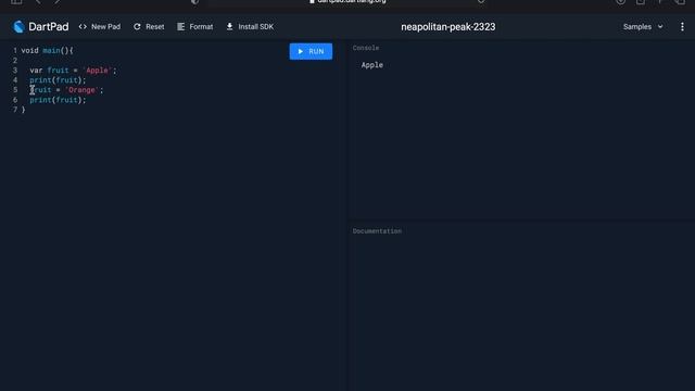 Dart - 03 Declaring variables in Dart
