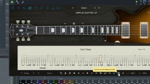 How To Use Guitar Tabs with Guitar Tab Player | Ample Guitar Les Paul Tutorial