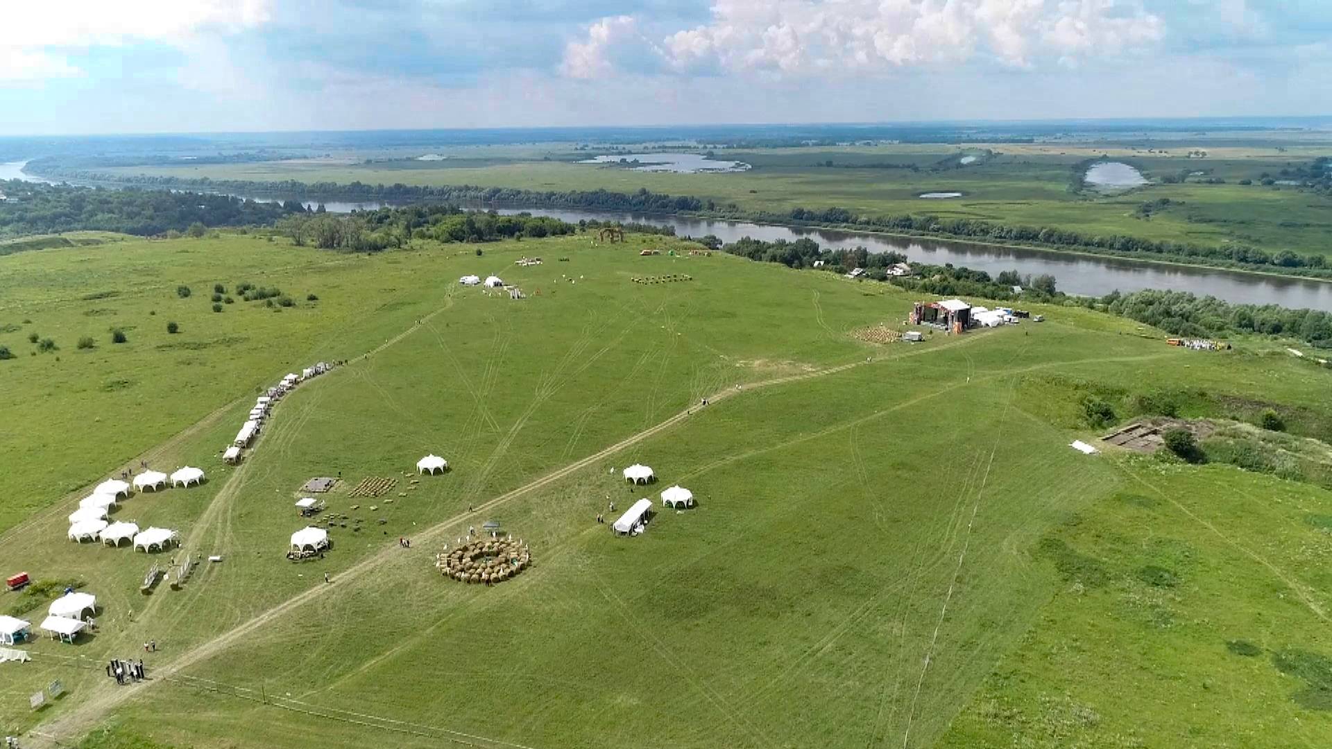 На городище «Старая Рязань» прошёл историко-патриотический фестиваль