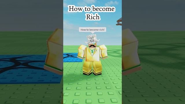 How to become Rich Roblox #Shorts