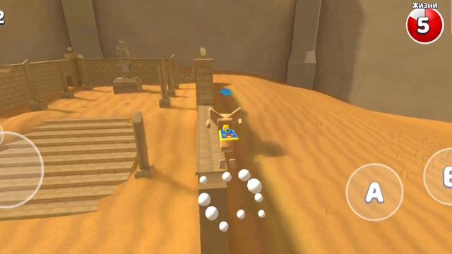 ЧЕЛЛЕНДЖ! СОБРАТЬ ВСЕ МОНЕТЫ В БИМОТЕПСКОЙ ПУСТЫНЕ! СУПЕР БЕАР АДВЕНЧЕР! - Super Bear Adventure смотреть онлайн