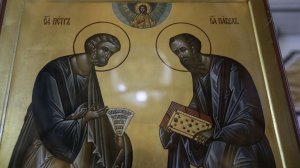 Святых первоверховных АПОСТОЛОВ ПЕТРА И ПАВЛА. Всенощное бдение. 12.07.2021