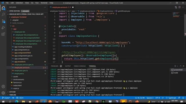 #17 how to call get rest api from angular | spring boot + angular 10/ 11/ 12/ 13 full stack app смотреть онлайн