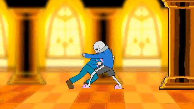 Анимация Битвы Санса и Чары | Undertale смотреть онлайн
