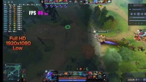 i5 12450H Intel Iris Xe Graphics | Test game Dota 2 in 2024