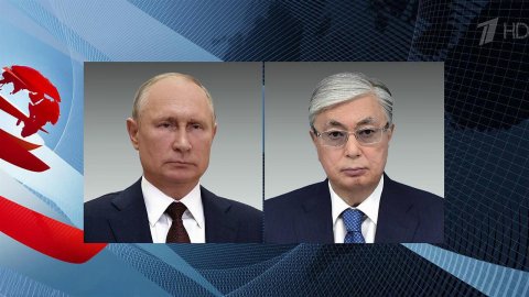 Состоялся уже второй в этом году телефонный разговор президентов России и Казахстана