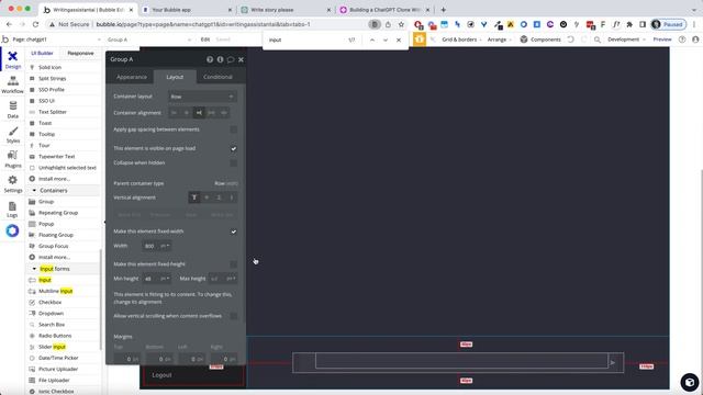 I built a ChatGPT app with NoCode using Bubble смотреть онлайн