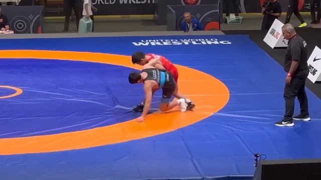 Эрназар Ахматалиев KGZ - Зафарбек Отахонов UZB 70кг смотреть онлайн