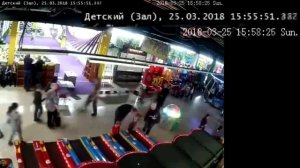 Анализ видео с камеры наблюдения ТЦ "Зимняя вишня"