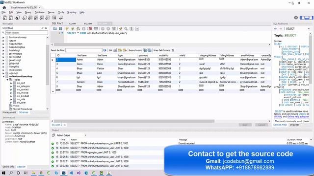 Online Furniture Shop Project in Java using JSP and Servlet with source code and project report