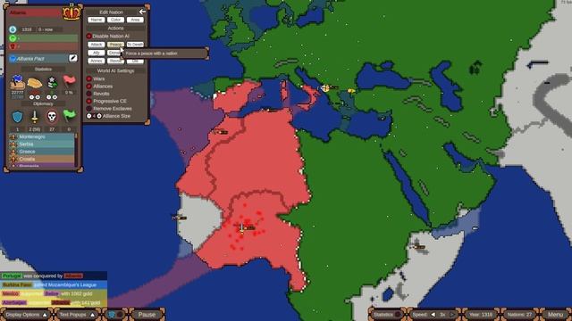 Trying to conquer the world with Albania (Modern Day) - Ages Of Conflict World War Simulator смотреть онлайн