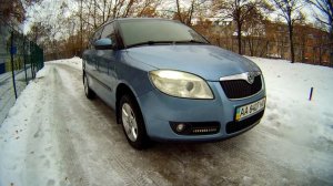 ДХО с сигналом поворота на Skoda Fabia