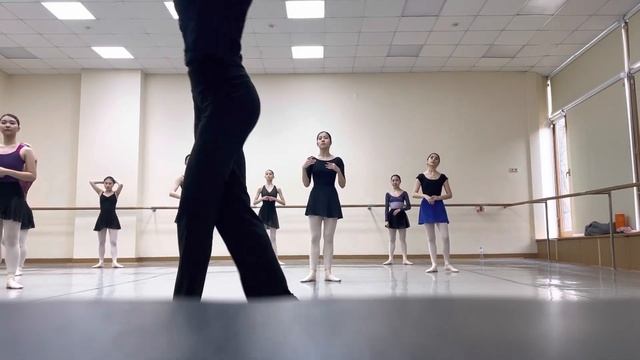Вращение на середине