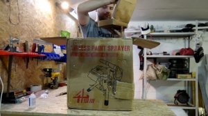 Безвоздушный краскопульт baoba 390 c али экспресс (распаковка)