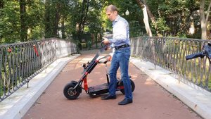 Электросамокат Yokamura Raptor 13x - 60 кг. комфорта
