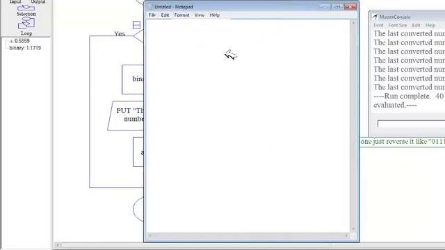 decimal to binary raptor Flow chart,how to do decimal to binary raptor Flow chart смотреть онлайн