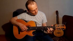 Когда б имел златые горы. Семиструнная гитара