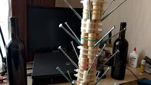 Самодельная сушилка для бутылок