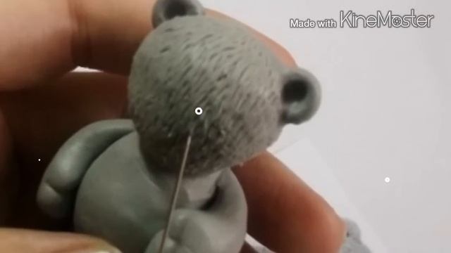 Мишка Тедди из полимерной глины смотреть онлайн