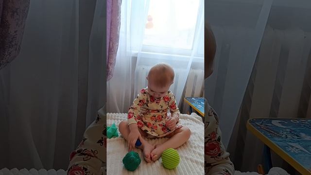 Развивающая игра дома с малышкой на укрепление иммунитета