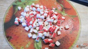 Салат с морским коктейлем