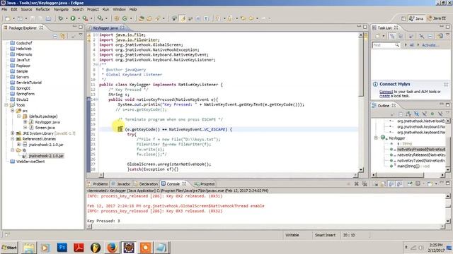 Java Keylogger Part 1 смотреть онлайн